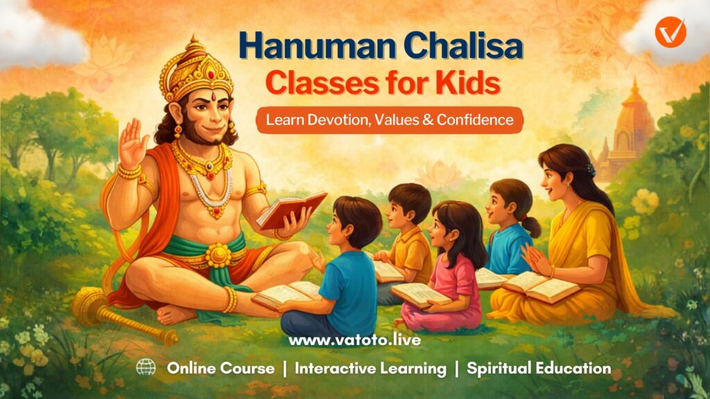 Hanuman Chalisa classes for kids learning devotion and values through stories and interactive online learning