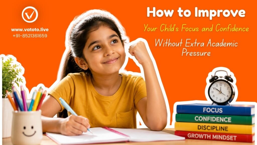 Child learning calmly through stories and values to improve focus and confidence